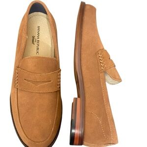 Banana Republic Men's Brown Leather Loafers size 8